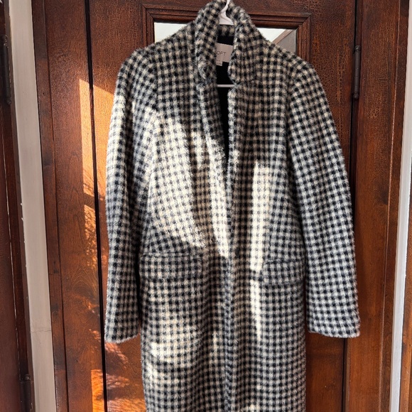 Like-New LOFT Checked Coat - Picture 1 of 1